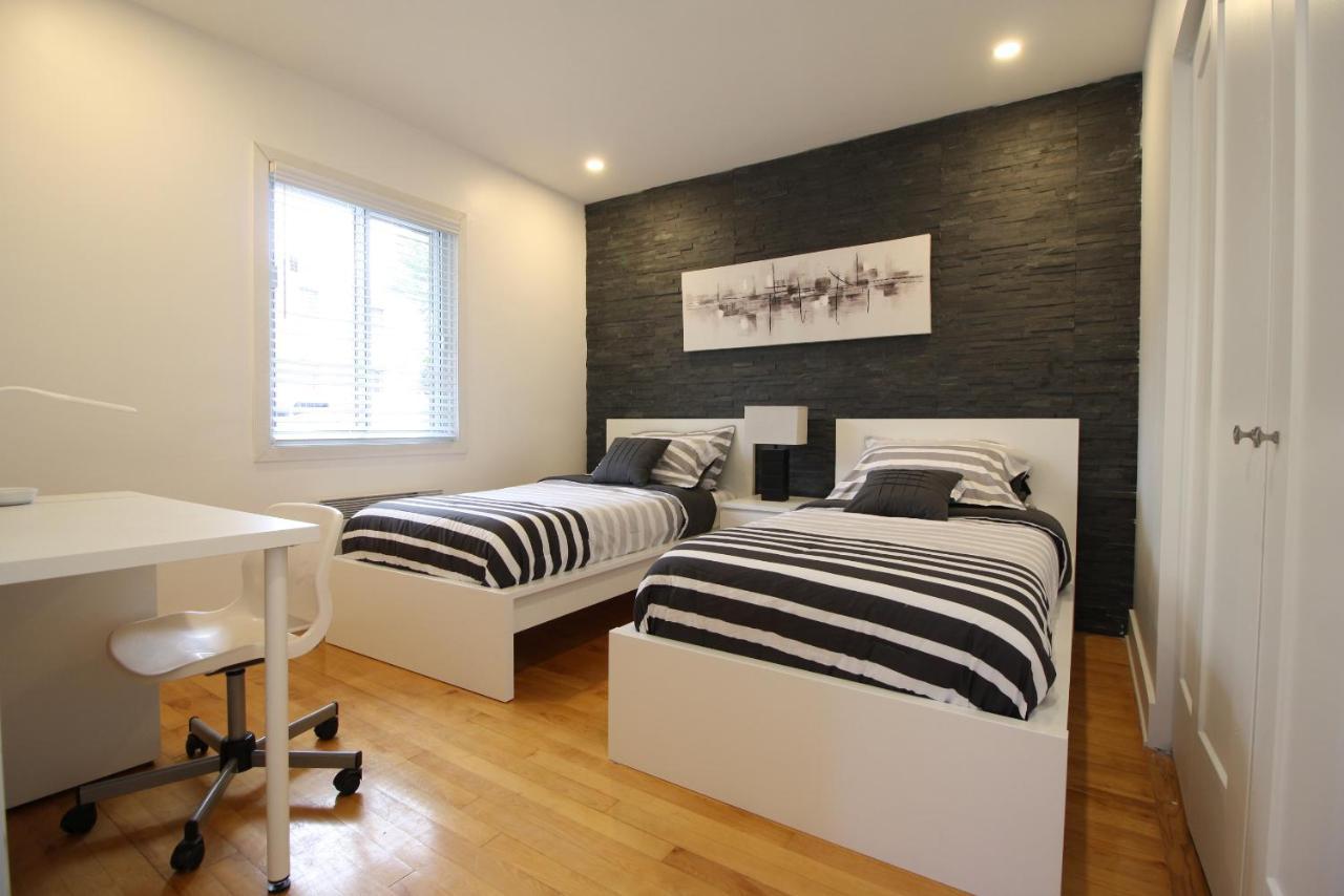 Appartamento Luxueux - Deco Moderne, Rosemont Montréal Esterno foto